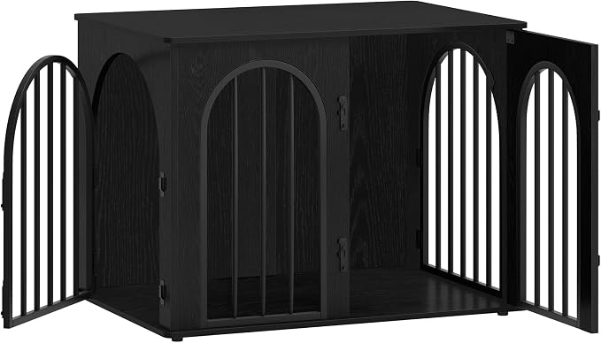 Hzuaneri 31.5'' Wooden Dog Crate Furniture, Indoor Dog Kennel Dogs Cage - Image 9