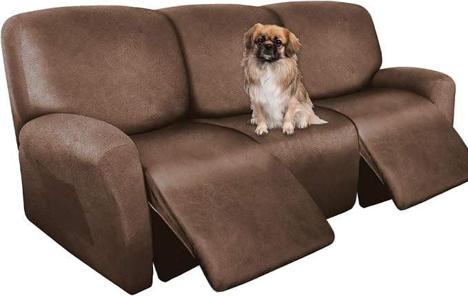 ANARACHON Recliner Couch Cover Leather Look Recliner Sofa Covers by ANARACHON
