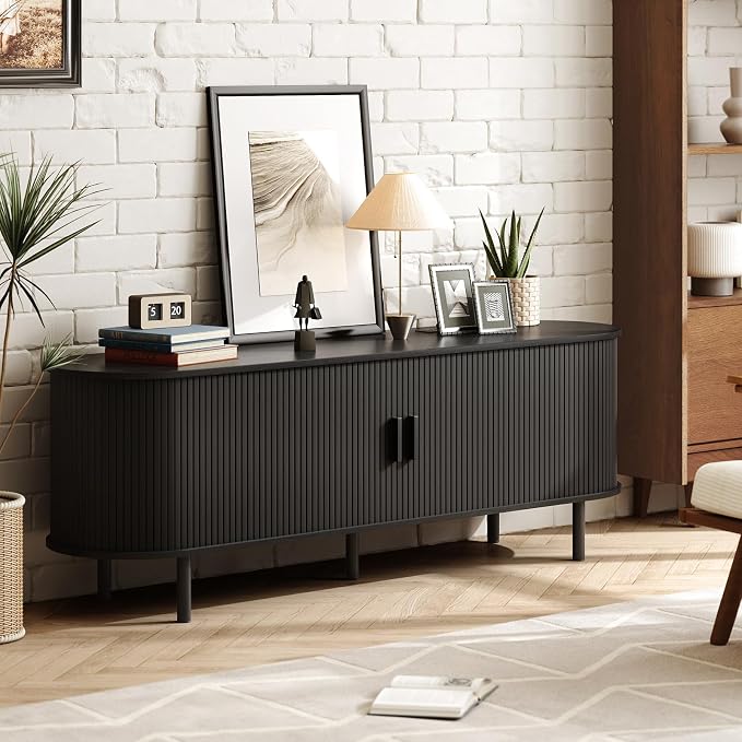 ONBRILL 63" TV Stand with Power Outlet - Image 7