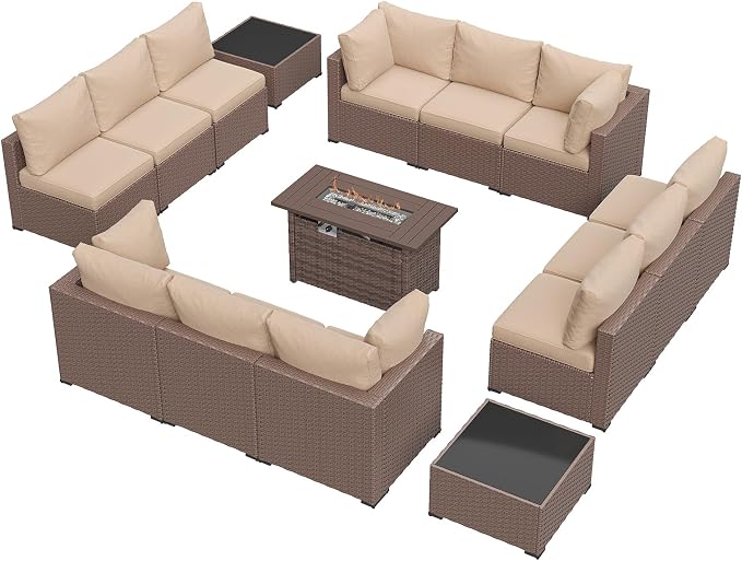 Aoxun 15 Piece Patio Furniture Set - Image 4