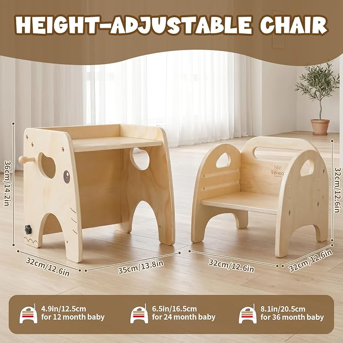 Lehoo Castle Montessori Weaning Table and Chair Set - Image 3