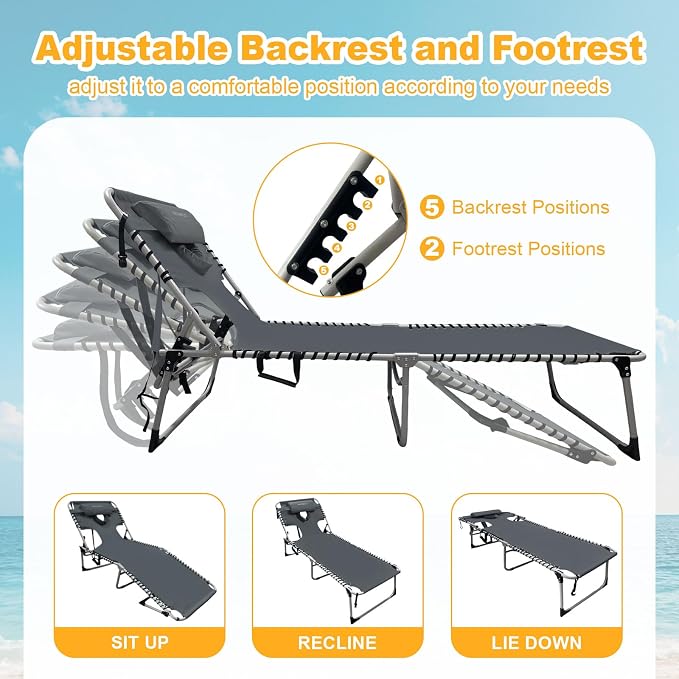 Backpack Sun Tanning Chair - Image 4