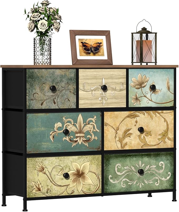Tohomeor Dresser with Drawers for Bedroom Chest of Drawers Fabric Dresser for by Tohomeor