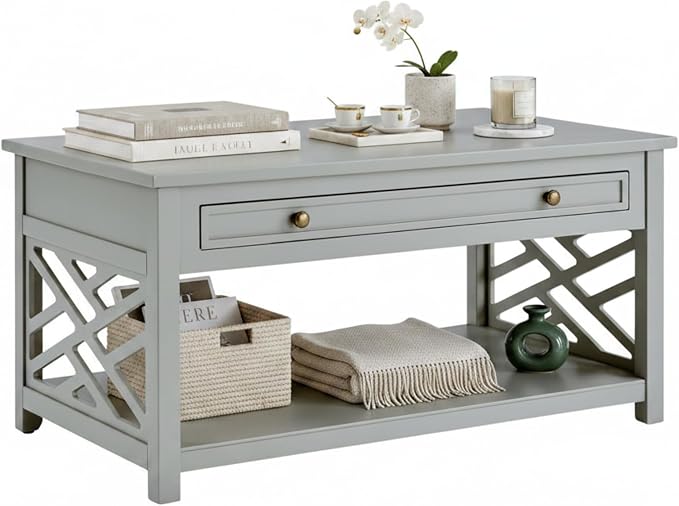 Alaterre Furniture Coventry Classic 36-Inch Wood Coffee Table - Image 6