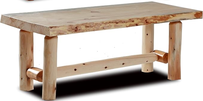 Live Edge Log Rustic Coffee Table by RusticSouthernLogwerks
