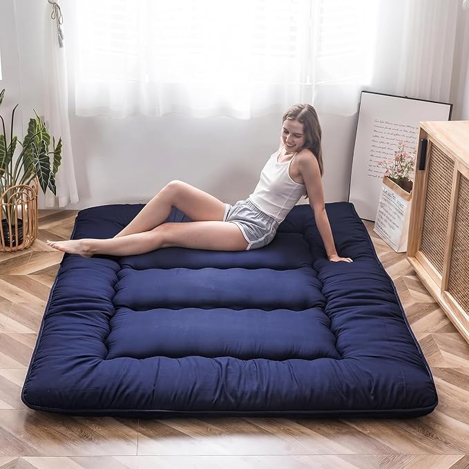 MAXYOYO Japanese Floor Mattress Futon Mattress, Thicken Tatami Mat Sleeping Pad - Image 3