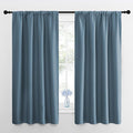NICETOWN 2 Panels Blackout Curtains, Rod Pocket Thermal Insulated Curtains by NICETOWN