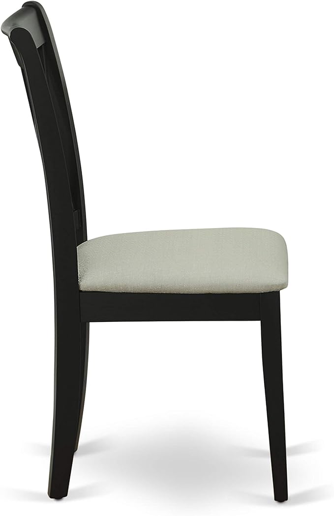 East West Furniture CLC-BLK-C Clarksville Dining Room Chairs - Image 6