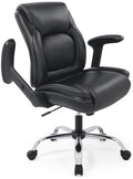 Ergonomic Heavy Duty Mid-Back Padded Bonded Leather Padded by CHAIRMAN