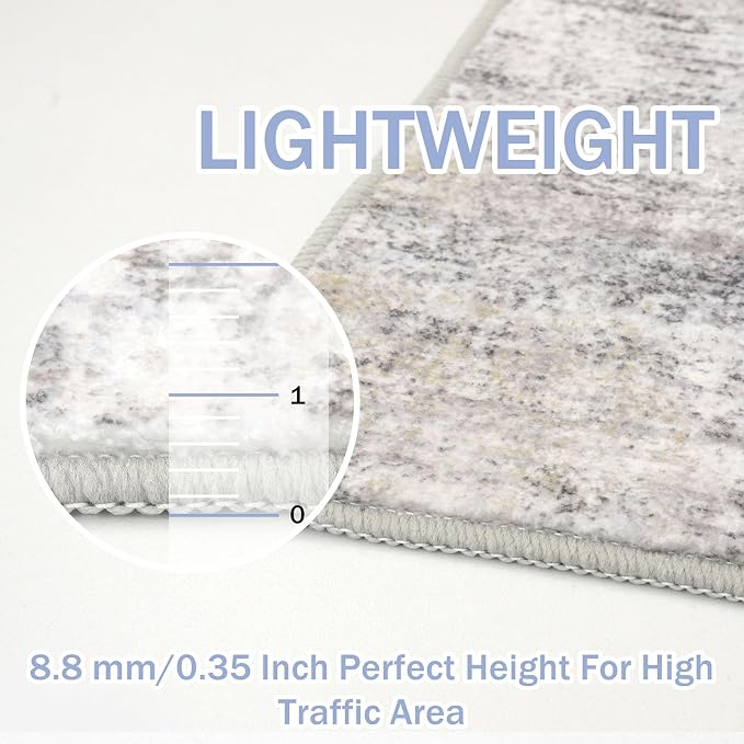 IOHOUZE Abstract Area Rug 3x5 Ft Washable Rugs - Image 4