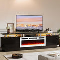 80" TV Stand for Living Room, Modern Entertainment Center & Media Console by Unknown