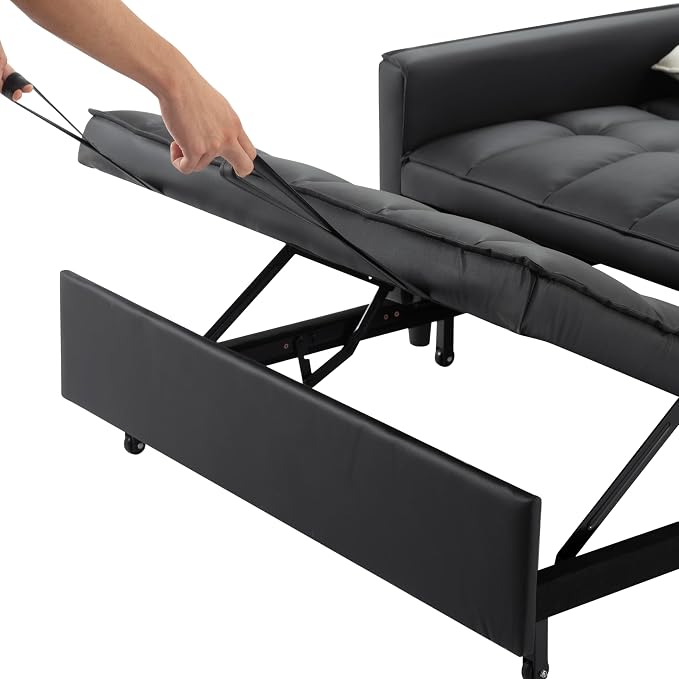 3 in 1 Convertible Sofa Bed, Loveseat Sleeper Sofa - Image 4
