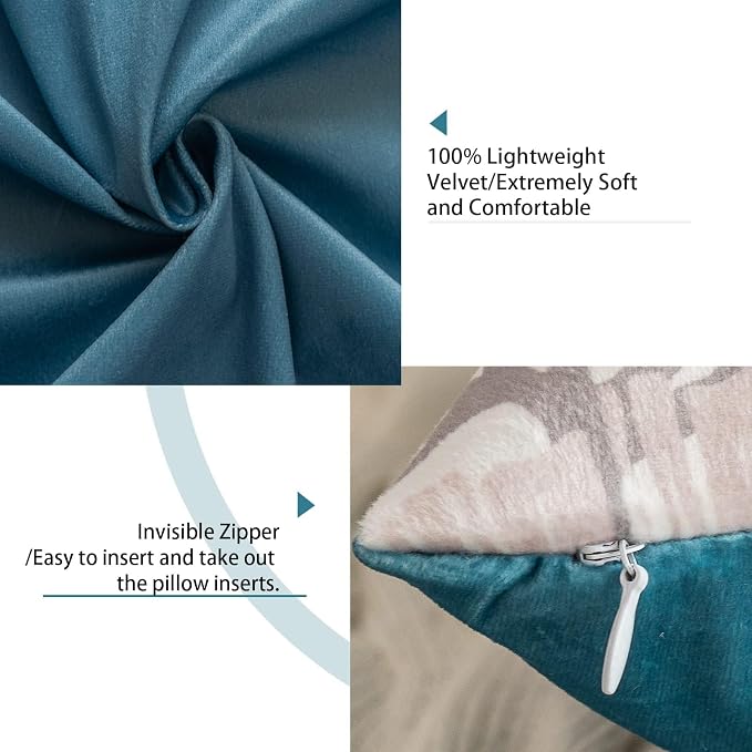 Tritard Nautical Coastal Throw Pillow Covers 16x16 Set of 2 Beach Themed Ocean - Image 6