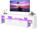 Clikuutory Modern Lighting 63 inch TV Stand by Turnyourhouseintoahome