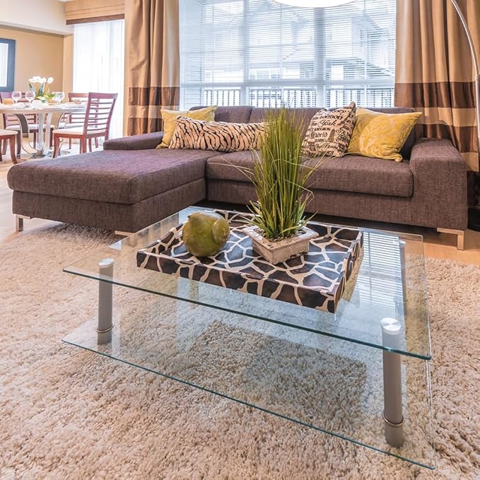 Dulles Glass 22 inch Square Glass Table Top - Image 7