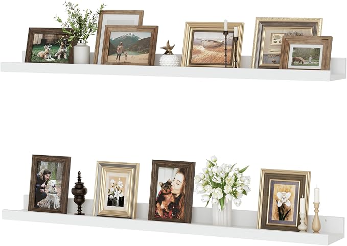 Floating Shelves for Wall, 36 inch Wood Floating Shelves Set of 2, Picture by Unknown