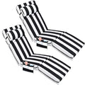 Wenqik 2 Pcs Outdoor Chaise Lounge Cushion by Wenqik