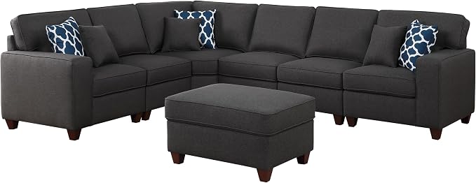 Ball & Cast 116" L-Shaped Sectional Couch - Image 7