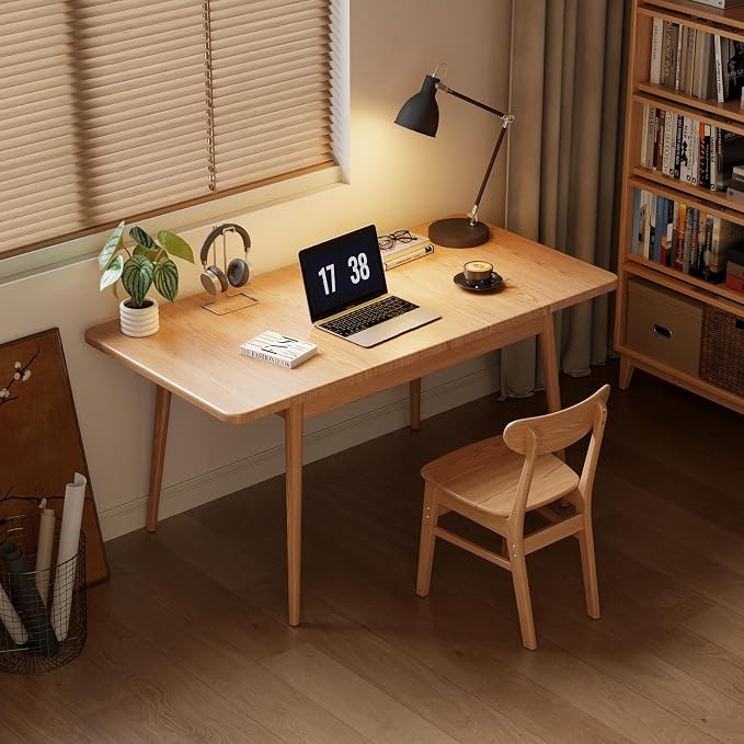 Muwuele Solid Wood Extendable Dining Table - Image 8