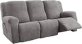5-Piece Recliner Sofa Covers, Stretch Geometric Strokes Jacquard Recliner Sofa by Unknown