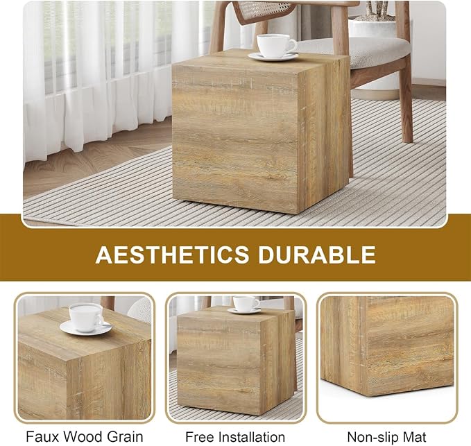 Side Table, End Table Living Room Table, Modern Side Table Sofa Couch Tables - Image 5