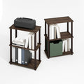Furinno Turn-S-Tube Storage Shelves Set of 2, 3-Tier Book Shelf, Corner Shelf by Furinno-FitsYourSpaceFitsYourBudget