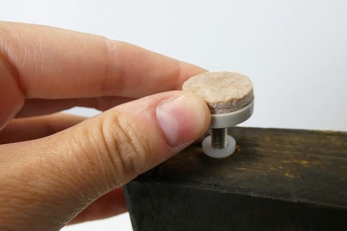 Shepherd Hardware 4 Pack 1" Threaded Felt Furniture Glides - Image 9