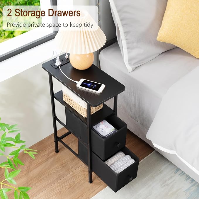 LOAKEKEL Narrow Nightstand - Image 6