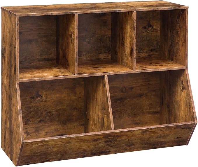 HOOBRO Kids Bookshelf, Bookcase Footboard, Toy Storage Cubby, Children's Toy by HOOBRO