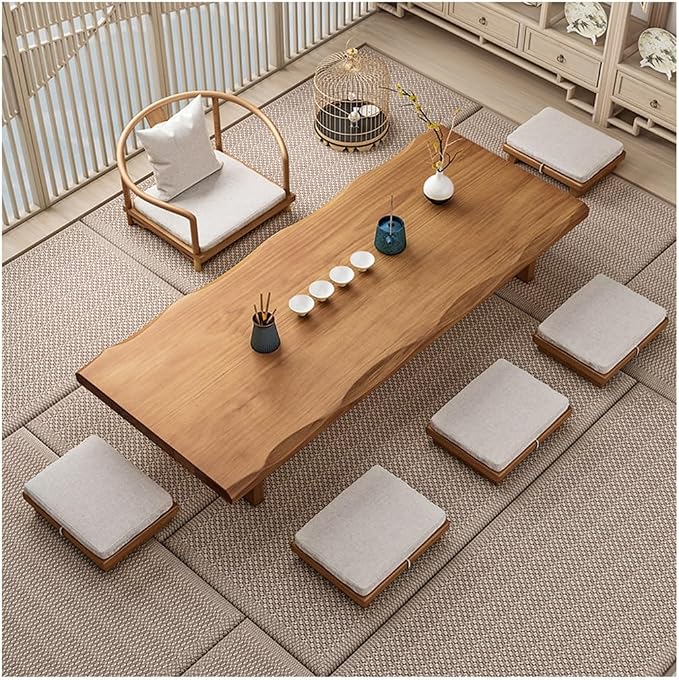 Wooden Japanese Floor Table by Unknown