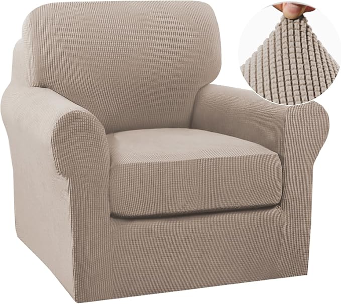 Turquoize 2 Piece Chair Covers Chair Slipcovers by Turquoize