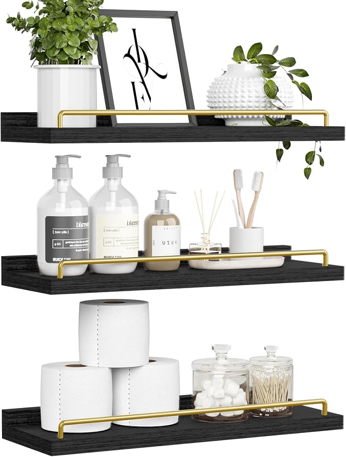 RYOFOBETTO Floating Shelves for Wall Decor, Living Room, Picture Frames by RYOFOBETTO