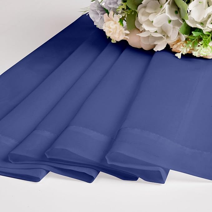 OWENIE Sheer Curtains 84 Inches Long 2 Panels Set - Image 6