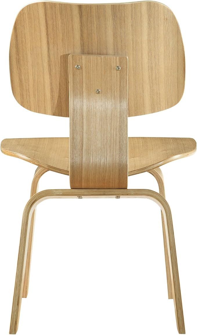 Modway Fathom Mid-Century Modern Molded Plywood Two Kitchen and Dining Room - Image 4