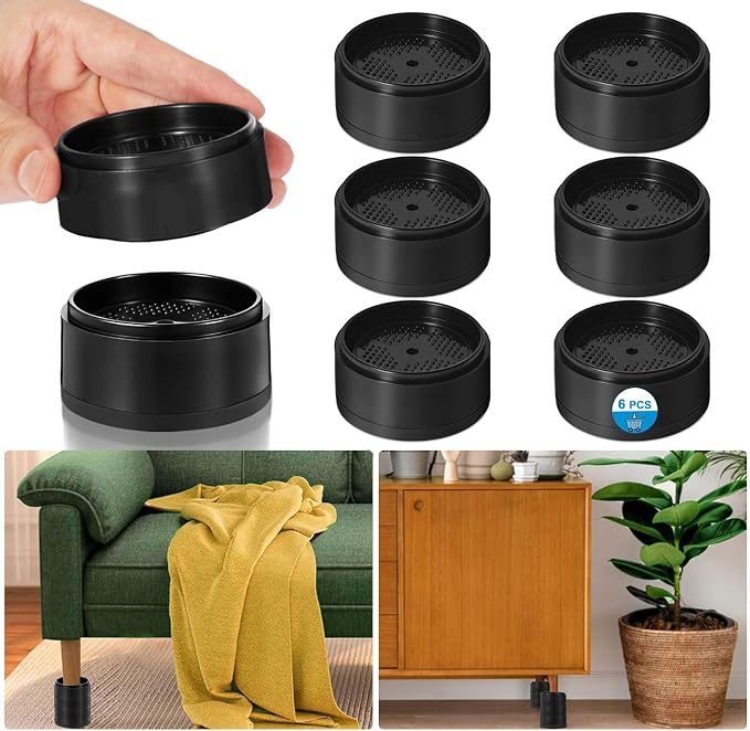 Bed Risers 1 inch, 2 inch, 3 inch, 4 inch Heavy Duty, Adjustable Furniture Riser - Image 7