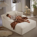 ivoros 50 Inch Chaise Lounge Chair Indoor, Oversized Corduroy Upholstered by ivoros