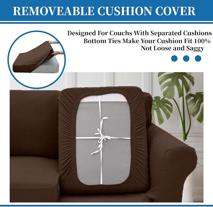 XINEAGE 2026 New 3 Pieces Couch Covers - Image 3