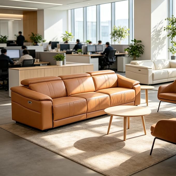 Power Recliner Sofa Set, Reclining Sectional Sofa Couch - Image 9