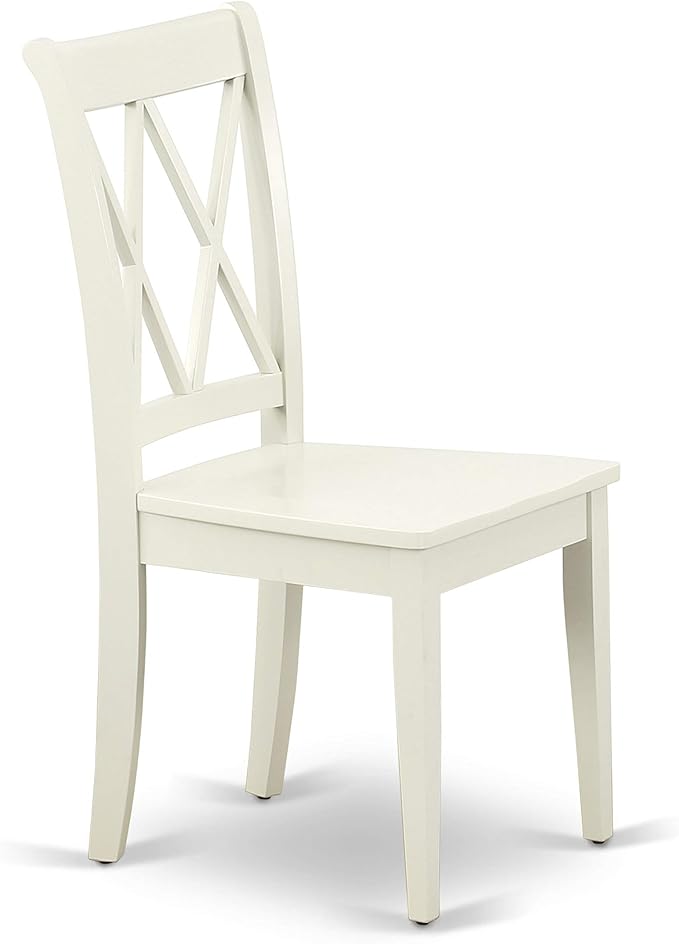 East West Furniture CLC-LWH-W Clarksville Dining Room Chairs - Image 5