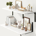 Fun Memories Floating Shelves for Wall, 12 Inch Deep Floating Shelves Set of 2 by FunMemories