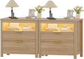 WOOVIVS End Table Set of 2 by WOOVIVS