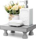 EOSAHR Decorative Wood Riser for Display : Modern Farmhouse Pedestal Stand for by EOSAHR
