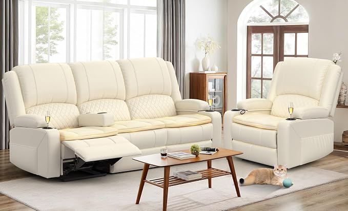 Yolsali 3 Seater Recliner Sofa Set by SavortheHappyMoments