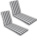 AAAAAcessories Outdoor Chaise Lounge Cushions, Fade-Resistant, Waterproof Patio by AAAAAcessories