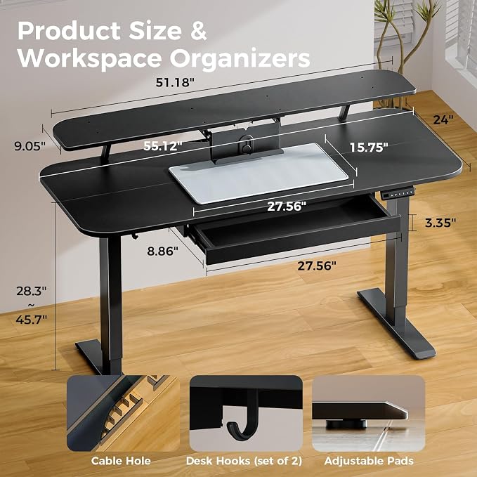 COMHOMA Electric Standing Desk - Image 2