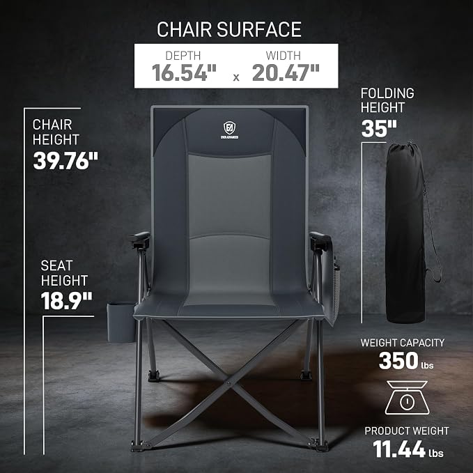 EVER ADVANCED Reclining Camping Chairs - Image 3