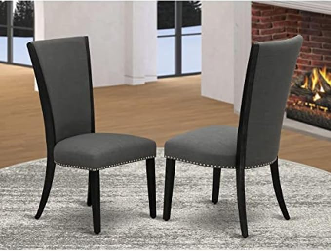 East West Furniture VEP6T50 Verona Parson Dining Chairs - Image 2