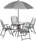 Outsunny 6 Piece Patio Dining Set by Outsunny