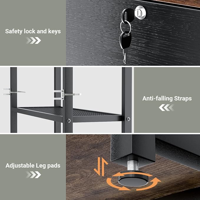 Homieasy Vertical Filing Cabinet - Image 7