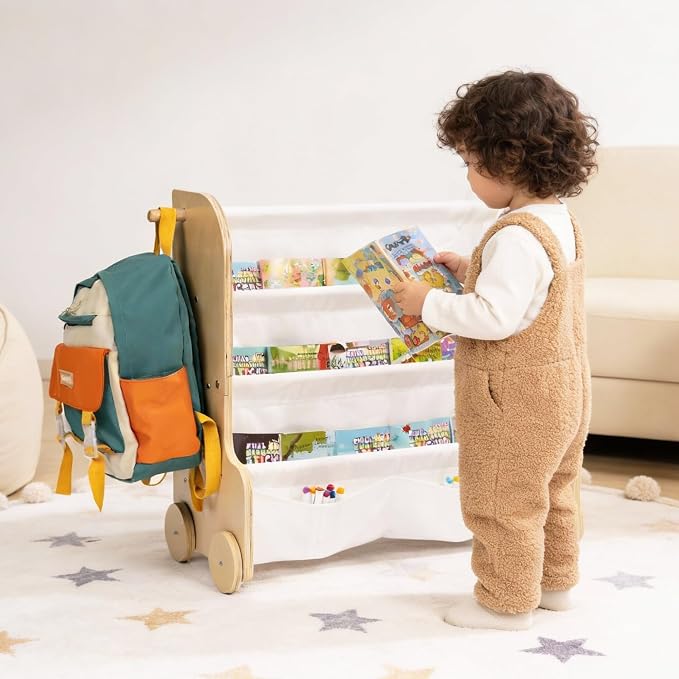 WONFUlity 4-Tier Kids Bookshelf, Book Shelf - Image 6